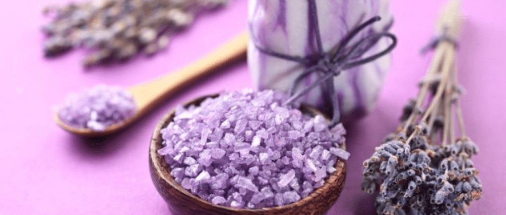 Sales de baño lavanda