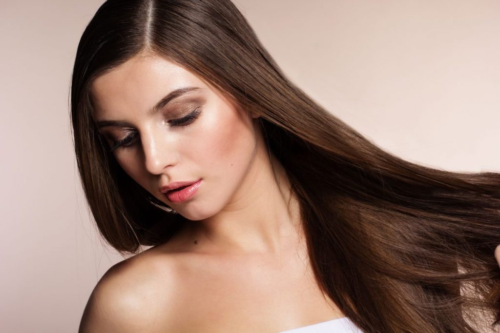 cabello castaño