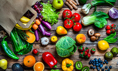 El consumo de frutas y verduras