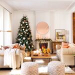 casa decorada para navidad
